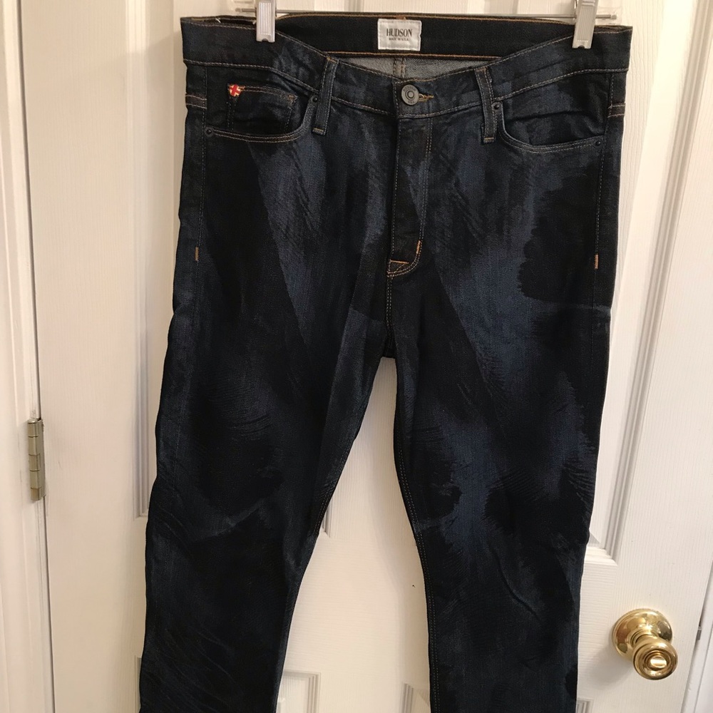 New! Hudson Nico Midrise Deno Print Sz31